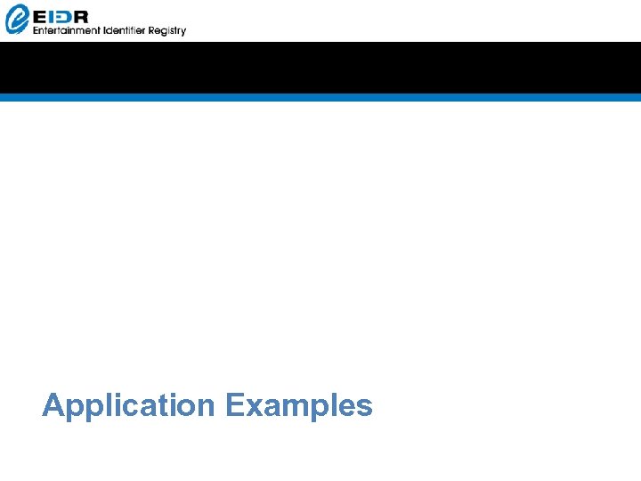 Application Examples 