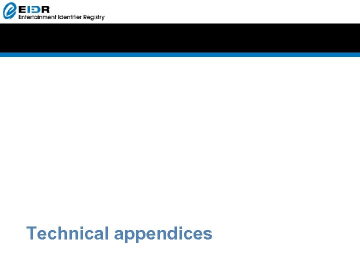 Technical appendices 