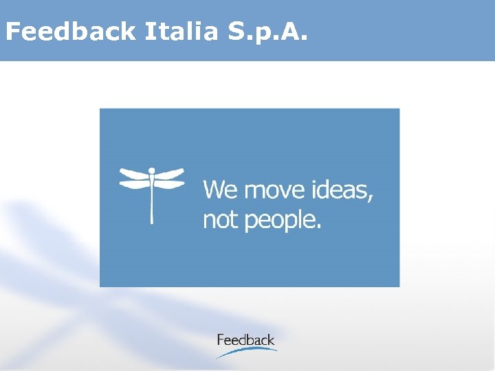 Feedback Italia S. p. A. 