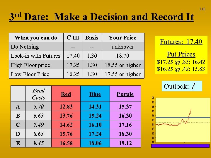 3 rd Date: Make a Decision and Record It What you can do C-III