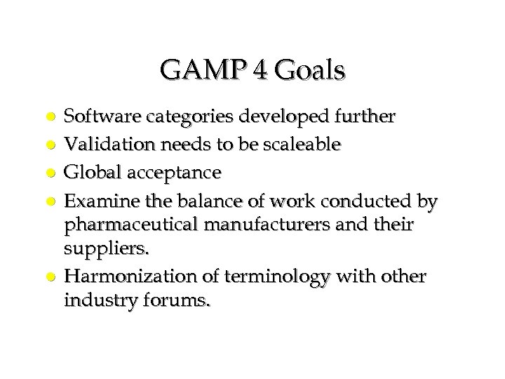 gamp category 3 examples