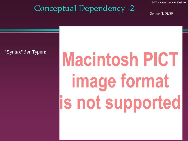 Conceptual Dependency -2 - 