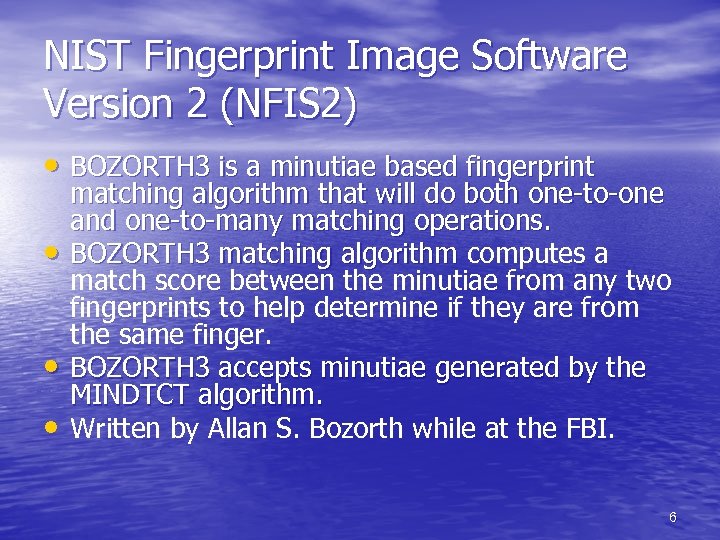 NFIS 2 Software Software Image Group