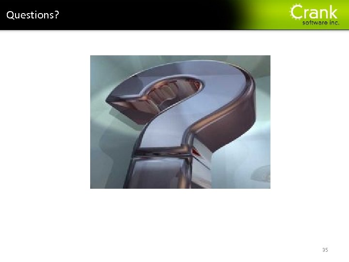 Questions? Section title 35 