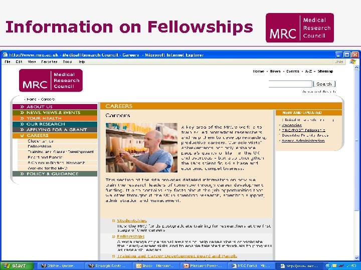 Information on Fellowships 