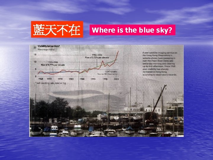藍天不在 Where is the blue sky? 