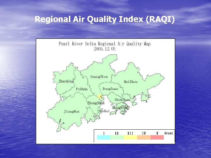 Regional Air Quality Index (RAQI) 