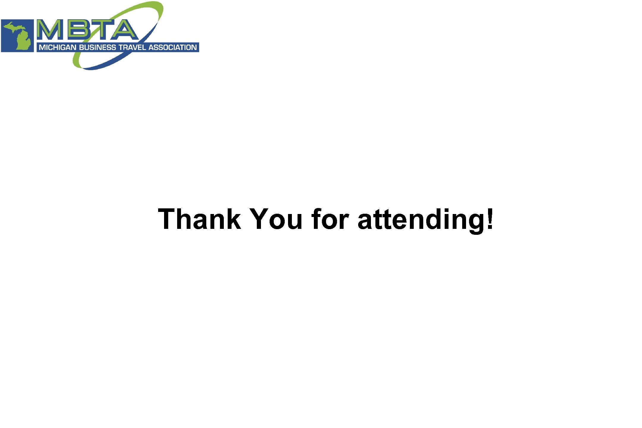 Thank You for attending! 