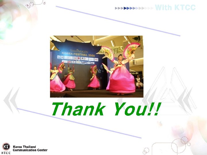 With KTCC Thank You!! 