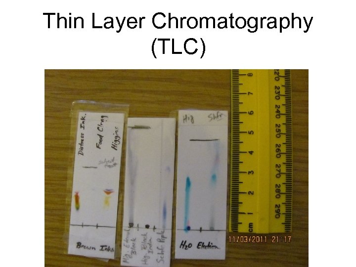 Thin Layer Chromatography (TLC) 