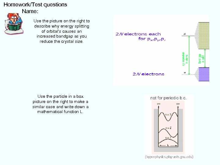  Homework/Test questions Name: Use the picture on the right to describe why energy