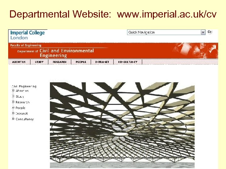 Departmental Website: www. imperial. ac. uk/cv 