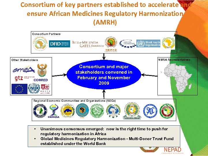 Consortium of key partners established to accelerate and ensure African Medicines Regulatory Harmonization (AMRH)