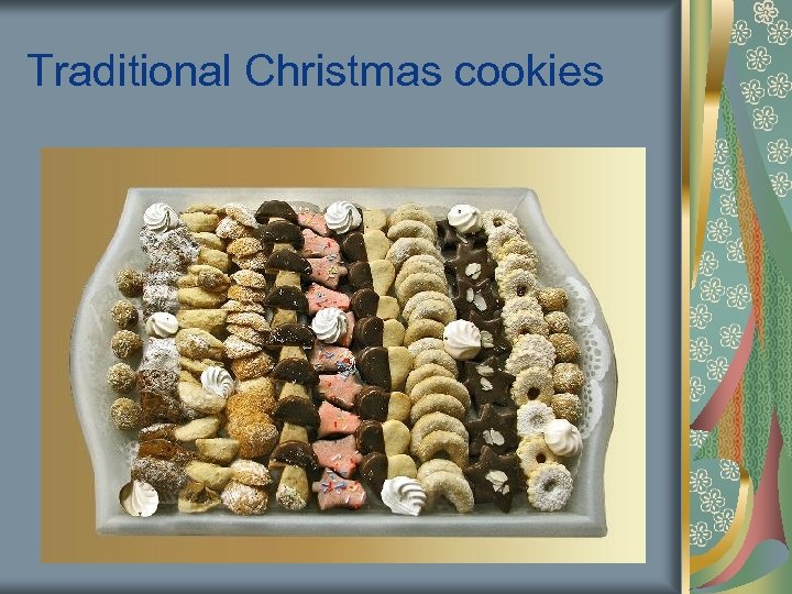 Traditional Christmas cookies 