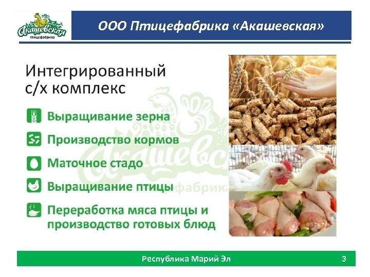ООО Птицефабрика «Акашевская» Республика Марий Эл 3 