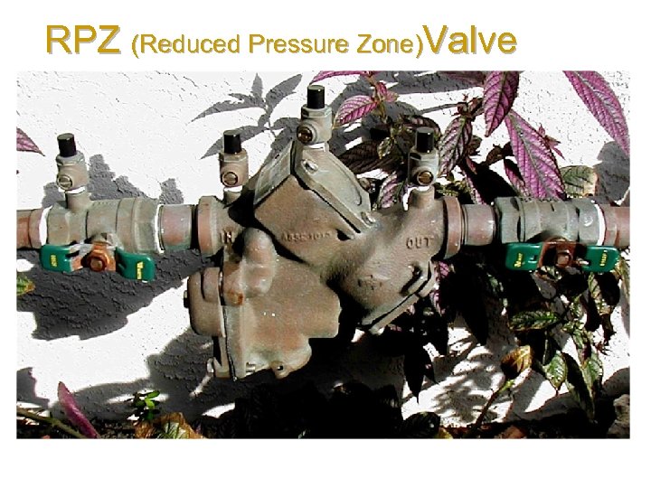 RPZ (Reduced Pressure Zone)Valve 