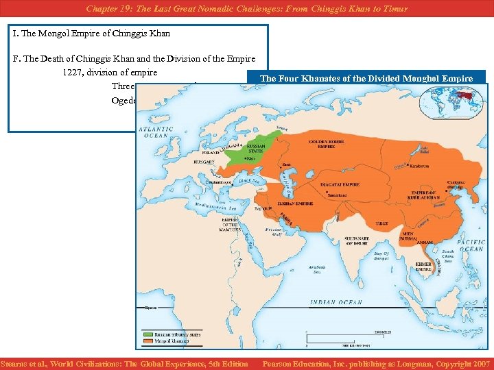 Chapter 19: The Last Great Nomadic Challenges: From Chinggis Khan to Timur I. The