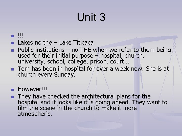 Unit 3 n n n !!! Lakes no the – Lake Titicaca Public institutions