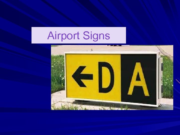 Airport Signs 