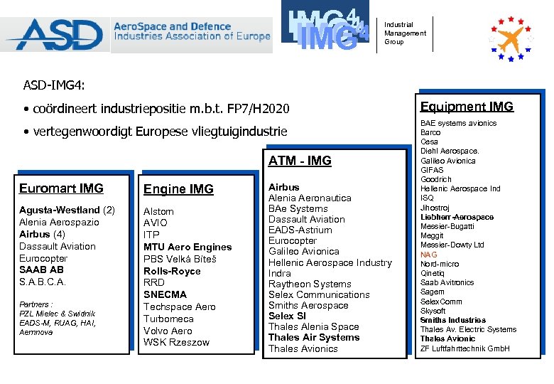 44 IMG IMG Industrial Management Group Aircraft Aero Engines Equipment ATM ASD-IMG 4: •