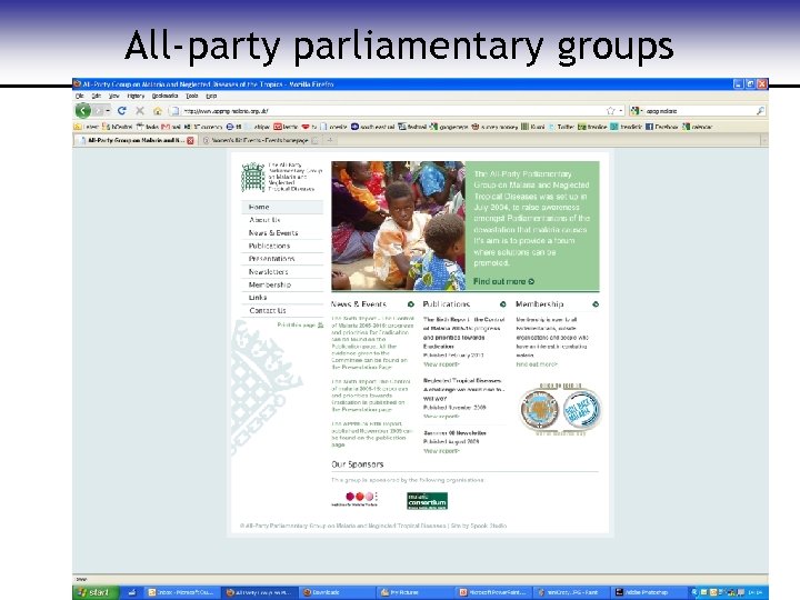 All-party parliamentary groups • Clubs for parliamentarians and other interested parties • Download the