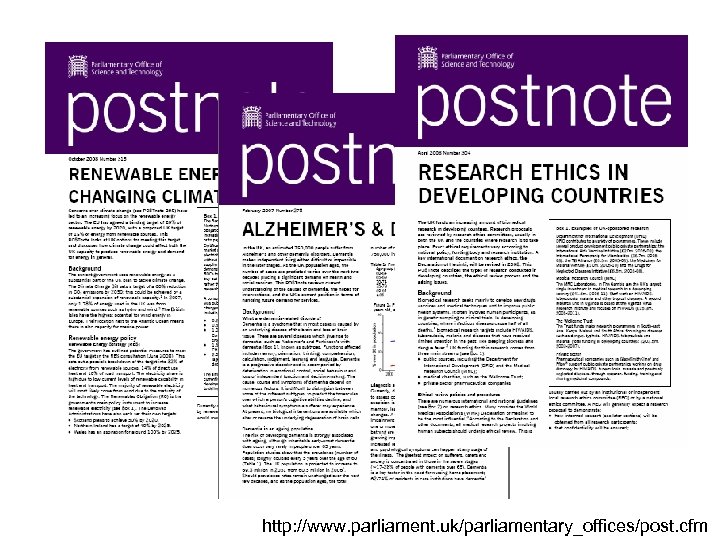 http: //www. parliament. uk/parliamentary_offices/post. cfm 