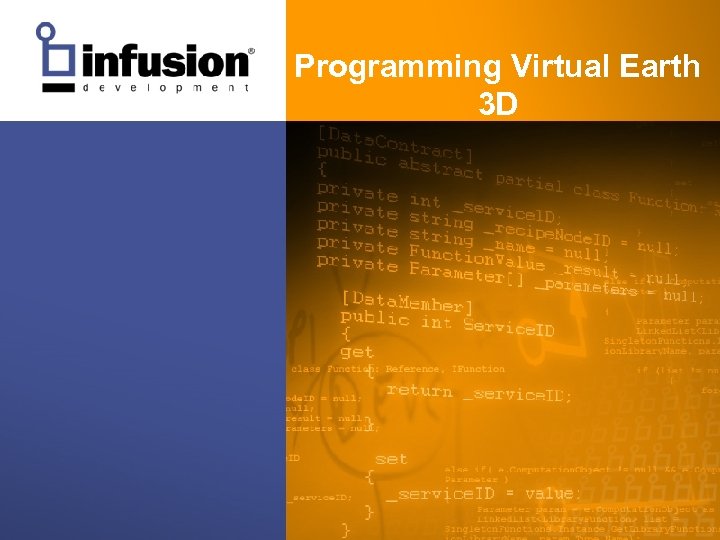 Programming Virtual Earth 3 D MVP, Virtual Earth 