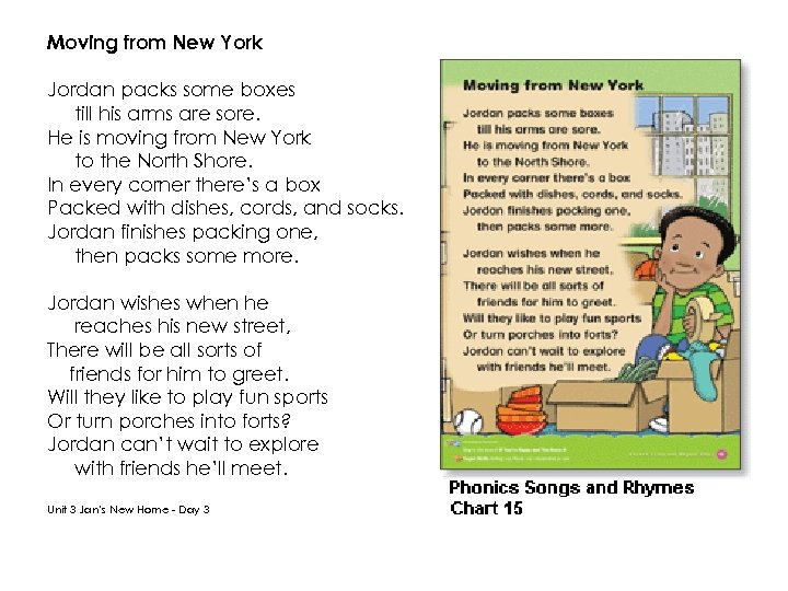 Moving from New York Jordan packs some boxes till his arms are sore. He