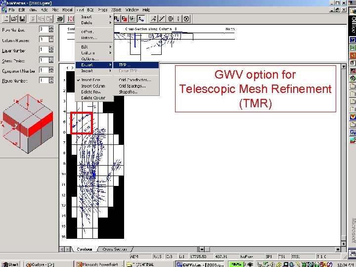 GWV option for Telescopic Mesh Refinement (TMR) 