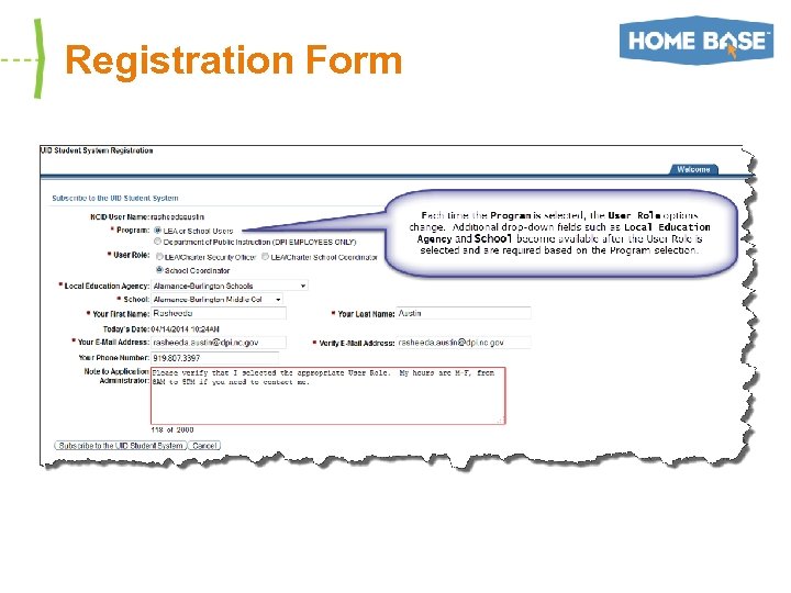 Registration Form 