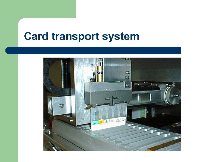 Card transport system 