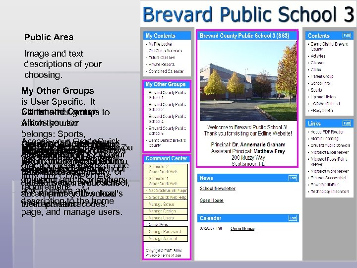 Public Area Image and text descriptions of your choosing. My Other Groups is User