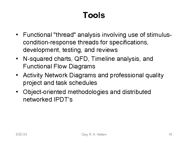 Tools • Functional 