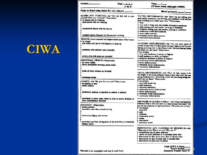 CIWA 64 