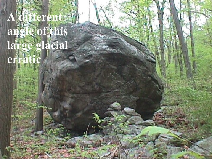 A different angle of this large glacial erratic 