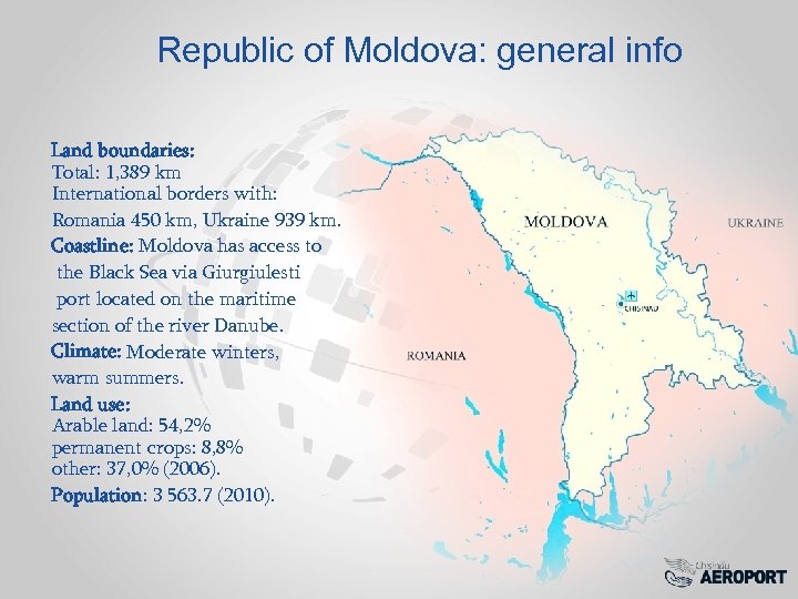 Republic of Moldova general info Land boundaries Total