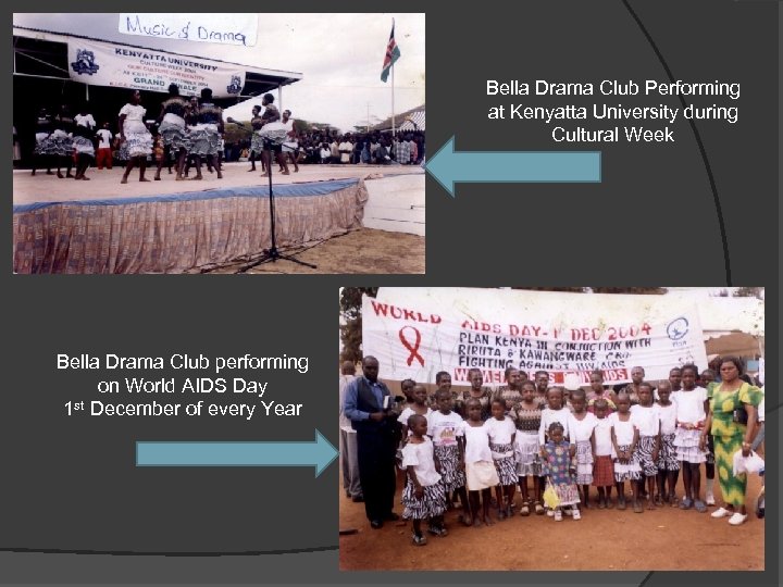 Bella Drama Club Performing at Kenyatta University during Cultural Week Bella Drama Club performing