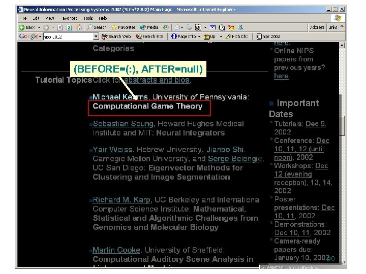 (BEFORE=(: ), AFTER=null) 90 