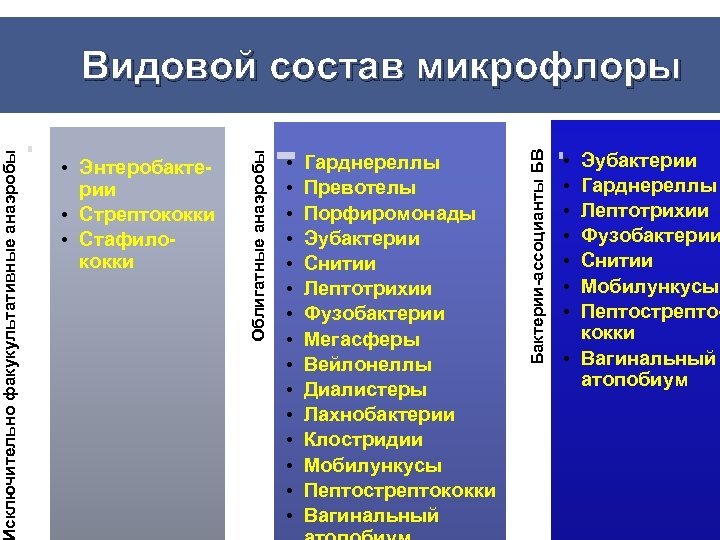 Микрофлора мочеполовой системы презентация