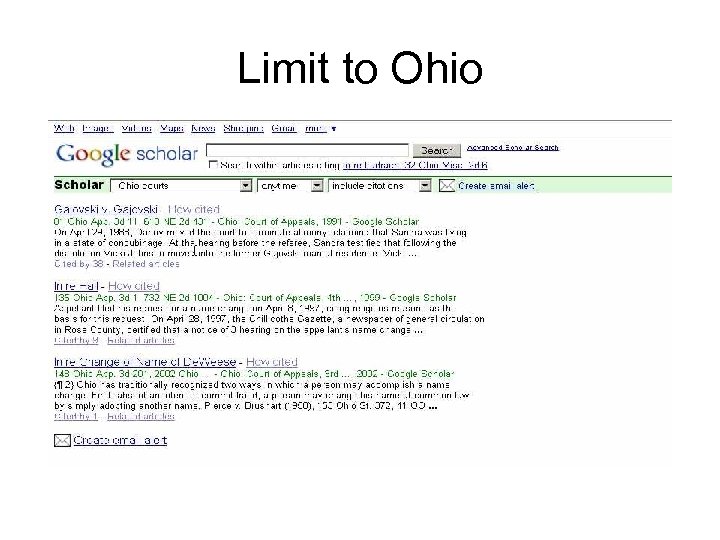 Limit to Ohio 