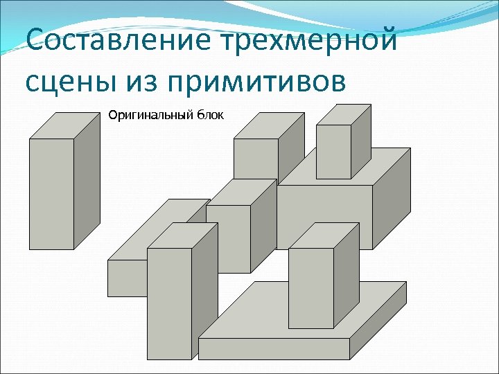 Изображение построено из примитивов