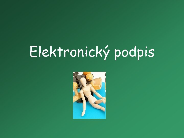 Elektronický podpis 