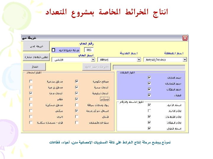  ﺍﻧﺘﺎﺝ ﺍﻟﺨﺮﺍﺋﻂ ﺍﻟﺨﺎﺻﺔ ﺑﻤﺸﺮﻭﻉ ﺍﻟﺘﻌﺪﺍﺩ ﻧﻤﻮﺫﺝ ﻳﻮﺿﺢ ﻣﺮﺣﻠﺔ ﺇﻧﺘﺎﺝ ﺍﻟﺨﺮﺍﺋﻂ ﻋﻠﻰ ﻛﺎﻓﺔ ﺍﻟﻤﺴﺘﻮﻳﺎﺕ