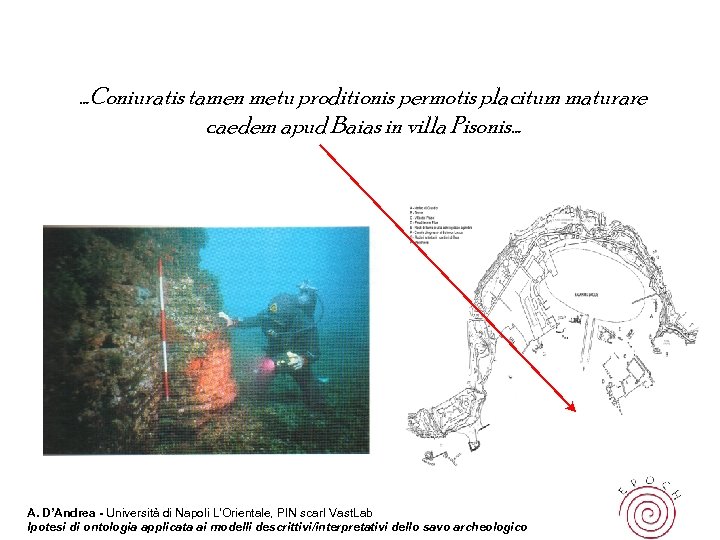 …Coniuratis tamen metu proditionis permotis placitum maturare caedem apud Baias in villa Pisonis… A.