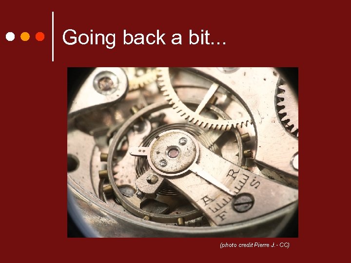 Going back a bit. . . (photo credit Pierre J. - CC) 