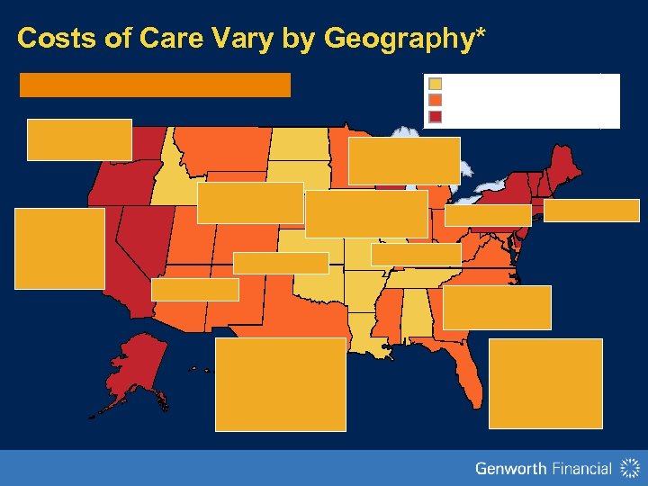 Costs of Care Vary by Geography* 