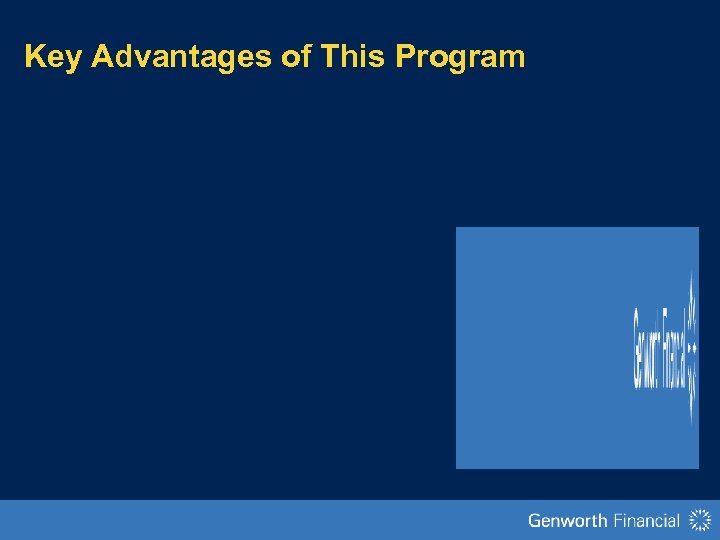 Key Advantages of This Program 