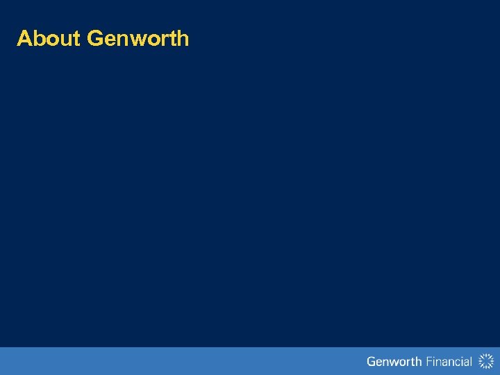 About Genworth 