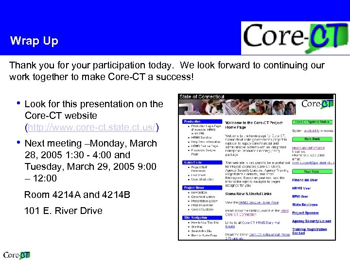 Wrap Up Thank you for your participation today. We look forward to continuing our