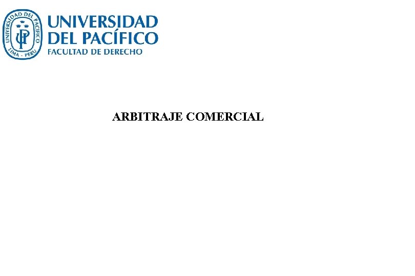 ARBITRAJE COMERCIAL 